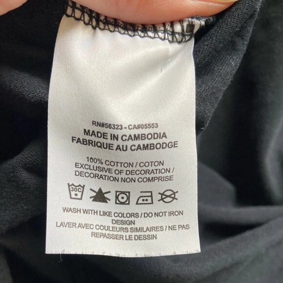 Jordan Cotton T-Shirt Black Basketball Sz M - Picture 4 of 7